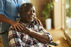 Veteran with caregiver